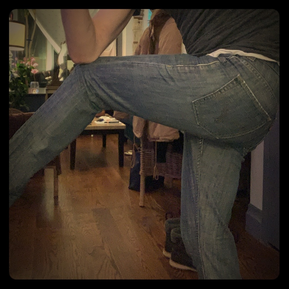 Levis Washed Look Blue Jeans
